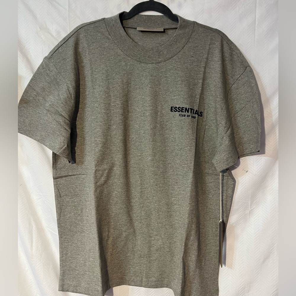 🆕. Essentials Gray Short Sleeve Tee